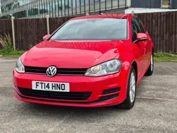 Red Used 2014 VW Golf VII SE Hatchback | £7,850 (Fair price)