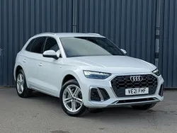 White Used 2021 Audi Q5 S-Line SUV | £31,798 (Fair price)