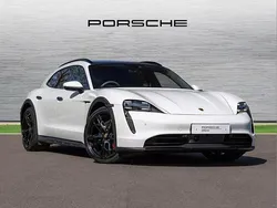 White Used 2023 Porsche Taycan Cross Turismo Sedan | £65,290 (Expensive)