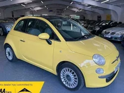 Yellow Used 2009 Fiat 500 Lounge Hatchback | £3,000 (Expensive)