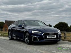 Blue Used 2022 Audi A5 Sportback S-Line Hatchback | £27,950 (A bit pricey)
