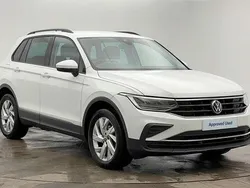 White Used 2022 VW Tiguan Life SUV | £17,190 (Good price)
