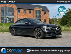 Black Used 2019 Mercedes C300 AMG Line Premium Cabriolet | £19,995 (Fair price)