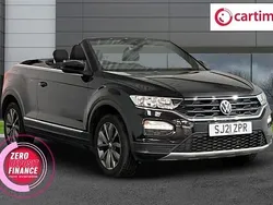 Black Used 2021 VW T-Roc Cabriolet Design Cabriolet | £17,750 (Fair price)