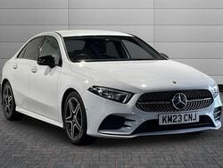 Digital white Used 2023 Mercedes A180 AMG Line Premium Sedan | £20,950 (Fair price)