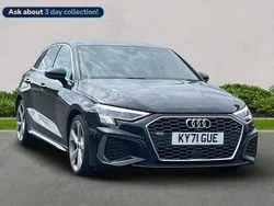Black Used 2021 Audi A3 S-Line Hatchback | £21,064 (Fair price)