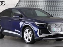 Blue Used 2025 Audi Q4 e-tron S-Line SUV | £33,850 (Super price)