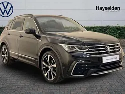 Black Used 2022 VW Tiguan R-line SUV | £23,985 (Fair price)