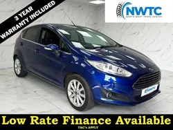 Blue Used 2016 Ford Fiesta Titanium Hatchback | £4,795 (Good price)
