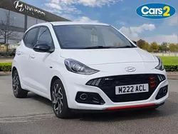 White Used 2021 Hyundai i10 N Line Hatchback | £13,490 (Fair price)