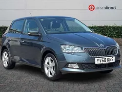 Metallic metal grey Used 2019 Skoda Fabia SE L Hatchback | £9,998 (Fair price)