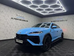 Blue New 2025 Lamborghini Urus SUV | £289,999 (Expensive)