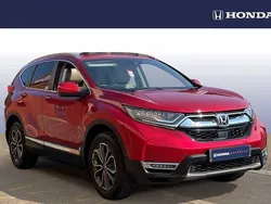 Special metallic crystal red Used 2021 Honda CR-V Hybrid SUV | £26,795 (Expensive)