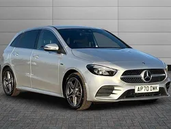 Iridium silver Used 2020 Mercedes B250e AMG Line Premium MPV | £18,490 (Fair price)