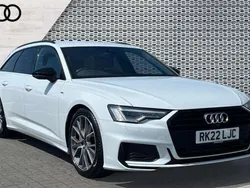 White Used 2022 Audi A6 Black Edition Estate | £34,596 (A bit pricey)