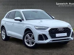 White Used 2021 Audi Q5 S-Line SUV | £31,900 (Fair price)