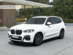 White Used 2021 BMW X3 M Sport SUV | £32,362 (Fair price)
