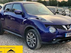 Blue Used 2015 Nissan Juke Tekna SUV | £8,880 (Fair price)