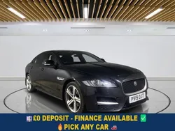 Black Used 2019 Jaguar XF R-Sport Sedan | £12,049 (Fair price)