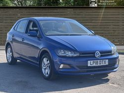 Blue Used 2018 VW Polo SE Hatchback | £9,595 (Fair price)
