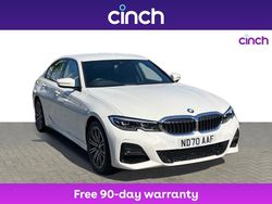 White Used 2020 BMW 330e M Sport Sedan | £18,599 (Fair price)