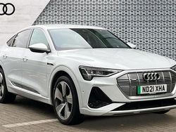 White Used 2021 Audi e-tron S-Line SUV | £25,297 (Fair price)