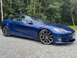 Blue Used 2020 Tesla Model S Long Range AWD Hatchback | £24,495 (Fair price)