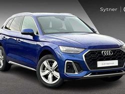 Blue Used 2022 Audi Q5 S-Line SUV | £31,250 (Fair price)