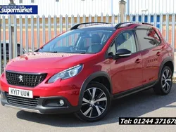 Red Used 2017 Peugeot 2008 GT-line SUV | £8,500 (Fair price)