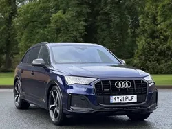 Blue Used 2021 Audi Q7 Black Edition SUV | £42,995 (Fair price)