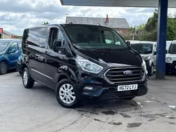Black Used 2022 Ford Transit Custom Limited Van | £16,595 (Fair price)