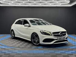 White Used 2017 Mercedes A160 AMG Line Premium Hatchback | £10,290 (Fair price)