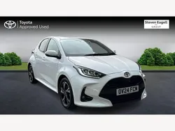 White Used 2024 Toyota Yaris Hybrid Design Hatchback | £18,472 (Fair price)
