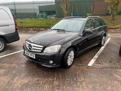 Black Used 2008 Mercedes C200 Elegance Estate | £695 (Super price)