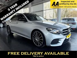 Silver Used 2020 Mercedes E220 AMG line Sedan | £27,695 (Expensive)