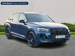 Blue Used 2024 Audi Q7 Black Edition SUV | £58,827 (A bit pricey)