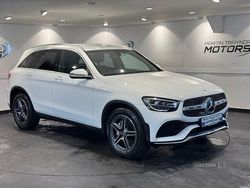 White Used 2020 Mercedes GLC220 AMG line Estate | £24,950 (Fair price)