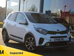 White Used 2018 Kia Picanto X-Line Hatchback | £7,395 (A bit pricey)