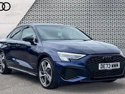 Blue Used 2023 Audi A3 Black Edition Sedan | £27,480 (A bit pricey)