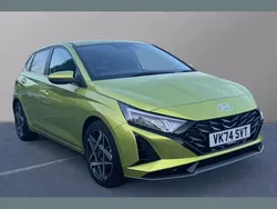 Lucid lime Used 2024 Hyundai i20 Ultimate Hatchback | £17,972 (Fair price)