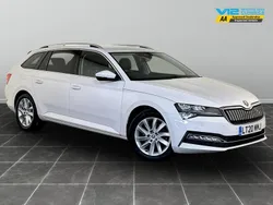 White Used 2020 Skoda Superb SE Technology Estate | £11,995 (Good price)