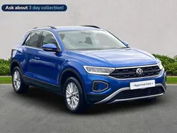 Blue Used 2022 VW T-Roc Life SUV | £20,257 (Fair price)