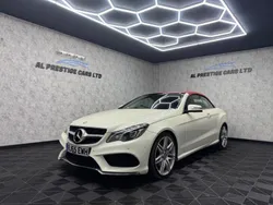 White Used 2015 Mercedes E350 AMG Line Premium Cabriolet | £15,499 (Fair price)