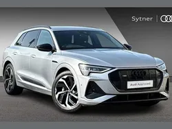 Silver Used 2021 Audi e-tron Black Edition SUV | £29,000 (Fair price)