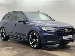 Blue Used 2021 Audi Q7 Black Edition SUV | £42,190 (Fair price)