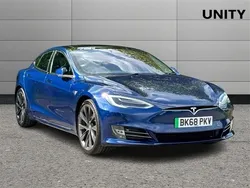 Blue Used 2018 Tesla Model S Sedan | £24,999 (Expensive)