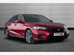 Red Used 2022 Honda Civic Advance Hatchback | £26,990 (Fair price)