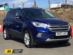 Blue Used 2017 Ford Kuga Titanium SUV | £11,195 (Fair price)