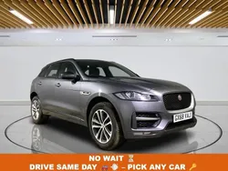 Grey Used 2018 Jaguar F-Pace R-Sport SUV | £16,599 (Fair price)