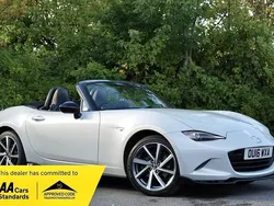 Silver Used 2016 Mazda MX5 Inclusive Cabriolet | £14,495 (Fair price)